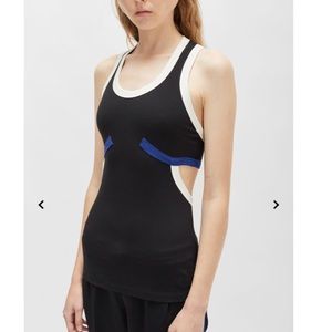 Tim Coppens black racer tank top